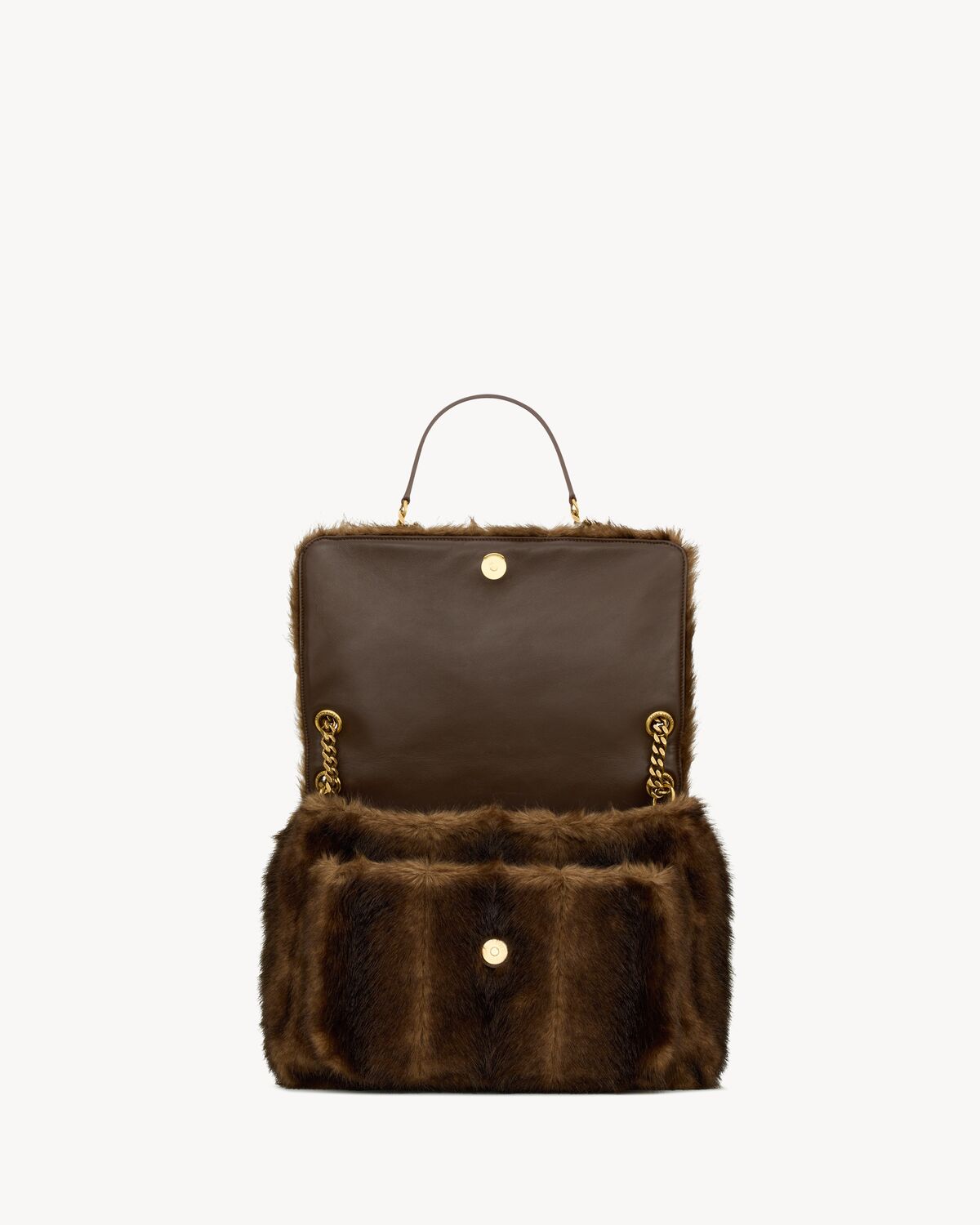 YSL Niki Large in Shearling - Image 4
